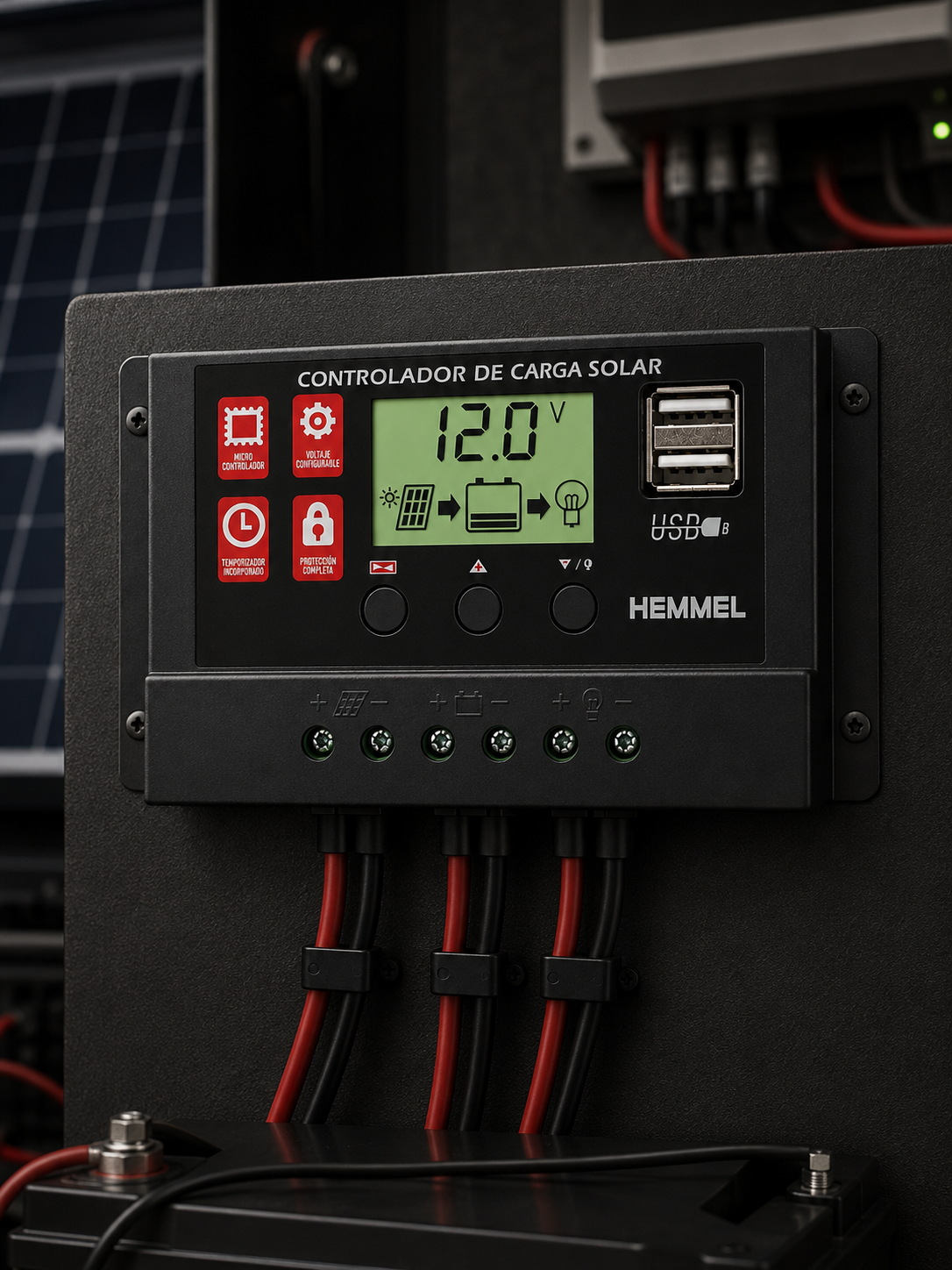 Conector MC4 para panel solar Hemmel
