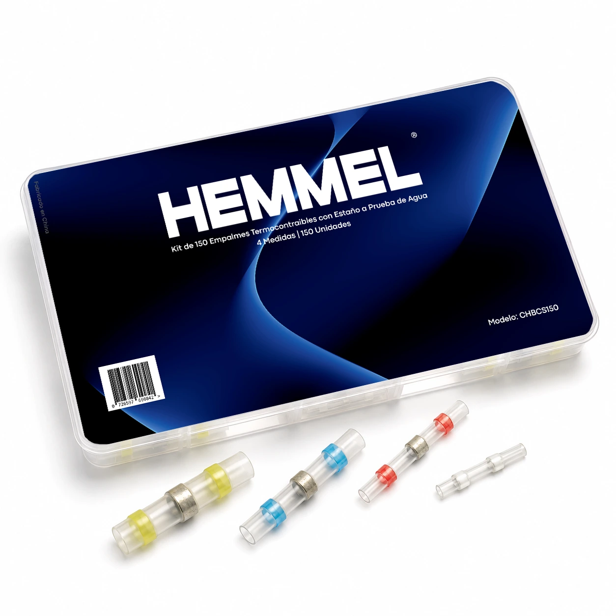 Set de Empalmes Termocontraibles a Prueba de Agua con Estaño — Hemmel
