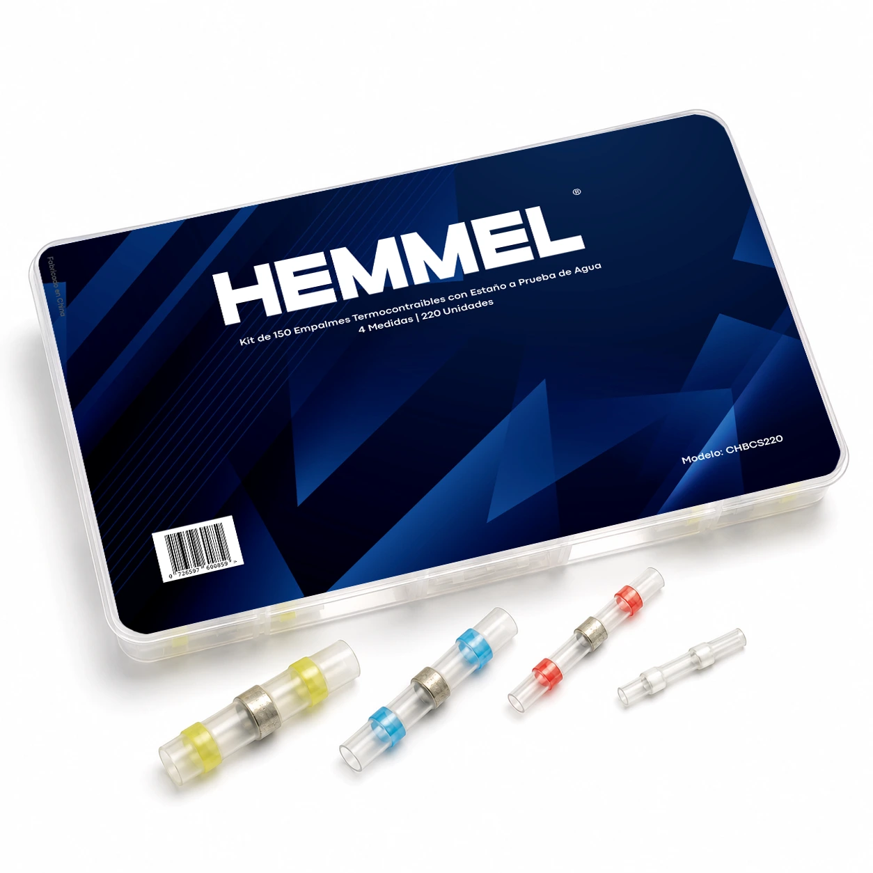 Set de Empalmes Termocontraibles a Prueba de Agua con Estaño — Hemmel