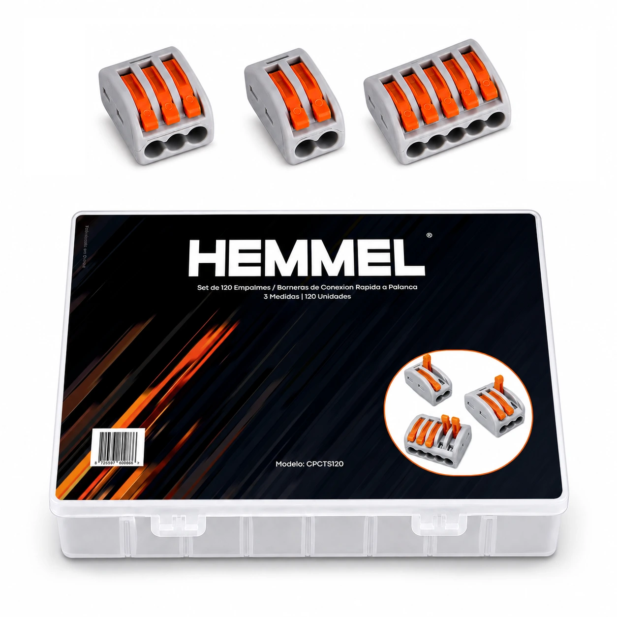 Set de Empalmes Borneras de Conexion Rapida a Palanca — Hemmel